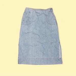 J. Jill Denim Skirt